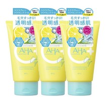 BCL AHA 클렌징 리서치 워시 비타민 C 쿨 120g 3팩