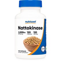 Nutricost 뉴트리코스트 나토키나아제 2 000FU 120캡슐, 1개