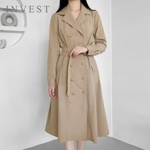 클래식더블버튼벨티드원피스_VI3S1OP3011