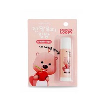 파란물산특가_[국내산]벨먼 뽀로로 잔망루피 립밤4.5g/체리레드/학생 립보습, 생기톡 립밤, 본상품선택