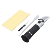 Brix Refractometer Auto Temperature Compensation Refractometer Meter for Brewing, 한개옵션0