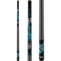 Viper by GLD Products Underground 147.3cm(58인치) 2피스 당구/수영장 큐 락앤롤 591.5ml(20온스) 블루 50-0653-20