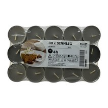 이케아 향초(38mm) 신리그 너트맥과바닐라 30입 1개