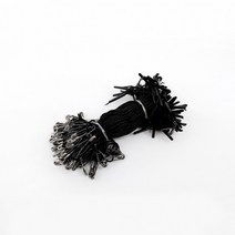 KP 옷핀실고리핀(블랙핀+블랙끈) 약100개 택고리 택끈 상표끈