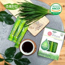 초록한입 오늘 새싹보리 액상 스틱 12ml X 30포 유기농샵 국내산 100%농축액 엑기스 HACCP인증 어린보리 어린잎 식이섬유 미네랄 단백질 남녀노소 온가족 바로짜먹는 간편음료, 12mlx30포