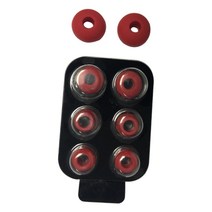Beatspower3 헤드프 노를위한 범용 헤드폰 이어 패드 교체 이어 버드, 빨간색