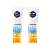 2개)니베아 선 페이스영에이지 크림 SPF50+ PA+++ 50ml, 2개