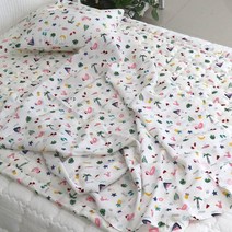 디케이홈 100% 천연꼰사 인견 썸머 논슬립 아이스 키즈 베딩 세트