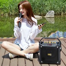 이동식 300W 블루투스 노래방 앰프 스피커 버스킹 DJ, 마이지엔쿠팡 본상품선택