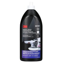 3M Perfect-It 랜덤 오비탈 컴파운드 34131 1쿼트 자동차 버핑 및 폴리싱용 고속 커팅, 1 Quart