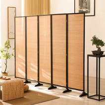 셀프가벽 우드 간단 공간분리, 검정색 2m x 0.5m(패널 5개)