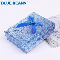원목보석함 악세사리 쥬얼리 귀걸이 목걸이 보관함 스퀘어 보석 상자 주최자 팔찌 디스플레이 선물 상자 홀더 약혼 반지 레드 화이트 네이비 골드, 9x7x3cm 15
