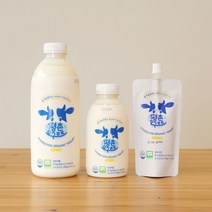 유기농 요거트 평촌 요구르트 목장에서 직접 만든 목장 직송 오전 주문 발송, 1000ml×1통