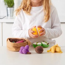 IKEA 스웨덴 이케아 둑티그 과일바구니 9종 이케아주방놀이 주방놀이 세트 소품 이케아둑티그