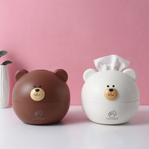 [1+1] 시우리빙 테드 두루마리 휴지케이스, 테드 휴지 디스펜서/화이트/2개입, 2개