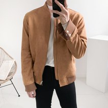 샌드 스웨이드 투웨이 블루종 집업 자켓(2color)