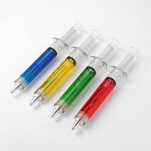 대형 주사기 볼펜 검정볼펜 예쁜볼페 판촉볼펜 귀여운볼펜