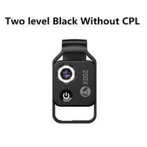 APEXEL-200X 확대 현미경 렌즈 CPL 모바일 LED 라이트 마이크로 포켓 매크로 아이폰 호환 샤오미 삼성 화웨이, 02 Two Level Black