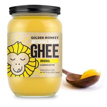 GOLDEN MONKEY 천연 ghee butter 기버터 439g, 1팩