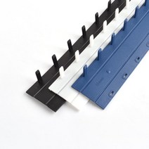 플라스틱링 제본기용 스트립 17.5mm 100개 책제본 제본용 간편한 표지디자인 소량제본 제본소모품 제본보호, 흰색