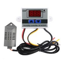 습도조절기 디지털 온도계 습도 컨트롤러 XHW3005 12V 24V 110V 220V 조절기 습도계 조절 스위치 센서, AC 110-220V