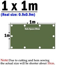 비바돔 쉘터 반고텐트 동계쉘터 벙커돔 짙은 녹색 유기농 실리콘 패브릭 자외선 차단 퍼걸라 캔버스 아웃도, 08 1X1m