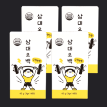 삼대오백 근력한포 헬스부스터 운동 보조제, 4BOX(56포)