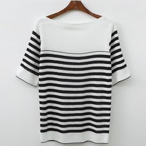 봉봉스토리 일에취함 상의 단가라 여름니트