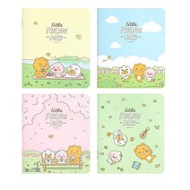 카카오 리틀프렌즈 미니 중철노트, 그린