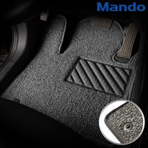 만도 엣지 와이드 볼륨쿠션 코일카매트 확장형, 그레이, BMW X6 [3세대] 2019.12~