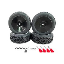 JoiJoy 조이조이 장난감용 75mm 고무바퀴 타이어 4팩 144001 모형 크롤러 DIY 악스 검정75x26mm