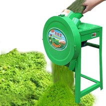 전동 사료절단기 볏짚절단기 톱밥제조기 볏집절단기, 스테인리스큰 입 절단기+구리모터고급패키지