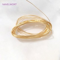 쥬얼리 만들기 부자재 diy 소품 18K 골드 도금 구리 와이어 보석 만들기 구슬 DIY 수제 공예