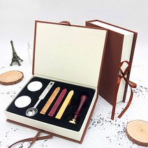 미스터홈 [실링왁스 용품] 실링왁스 왁스실링 실링스탬프 청첩장도장, 실링왁스 세트 [메리스리스마스2]