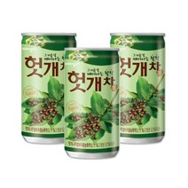 웅진 헛개차 미니캔음료 180ml, 60캔
