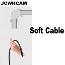 2m 1.5m 1m 미니 5.5mm 렌즈 스네이크 내시경 카메라 스마트폰 안드로이드 pc용 하드 세미 리지드 자동차, 02 5.5mm Soft Cable_01 1m, 02 5.5mm Soft Cable