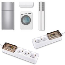 고용량 과부하 누전차단 멀티탭 고전압 전력 콘센트 _ 2023987ea, 1, 3구2.5M, 본상품선택