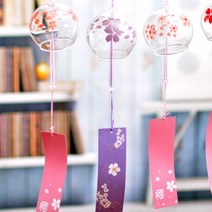 일본풍경종 유리문종 도어벨 에도후링 현관 처마 사찰, 레이스눈꽃