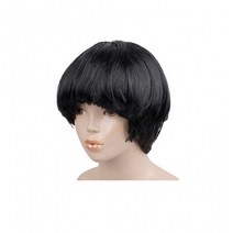 바가지머리 웃긴가발 연극소품 바보안경세트 개그용품 촬영도구, 상세페이지 참조