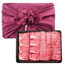 투뿔 등급 한우선물세트 [명품C] 3kg 꽃등심 갈비살 설 추석 새해 소고기, 다크민트, 화이트