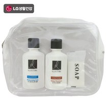 LG생활건강 여행용세트 휴대용세면도구세트 여행용파우치, 3종-A타입, 1개