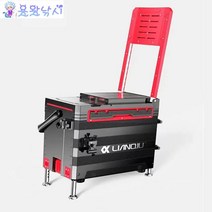 [용왕낚시] 낚시용 아이스박스 낚시아이스박스 아이스박스의자 LIANQIU 36L 낚시쿨러 아이스박스쿨러 옵션별 선택가능, 로열타입, 블랙&레드