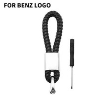 벤츠마크 자동차 로고 키 체인 금속 버클 가죽 링 메르세데스 벤츠 W211 S500 SLK AMG 클래스 스마트 액세, 07 1pcs-Mercedes Benz
