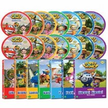 [개똥이네][중고-최상] DVD 슈퍼윙스 Super Wings 1집 14종 (7DVD+7C