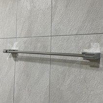 화장실 타공 슬림 스테인리스 수건 걸이대 무타공 셀프시공 타올행거 수건행거 접착식 거치대 부착식, ABA1000