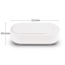 해외 EraClean 새로운 초음파 세척기 45000Hz 고주파 진동 세척 모든 것 PROD3960002312, Add EU Adapter, CHINA