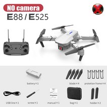 드론 입문용드론 미니드론 드론조립 낚시드론 수중드론 프로페셔널 RC 드론 E25/E88 4k Hd 카메라 와이드, 29 No Camera-1b