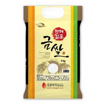[23년 햅쌀] 김포금쌀 쌀 4kg 경기미 밥맛좋은 쌀 명절선물 선물세트 손잡이가 있어 간편한 맛있는 쌀, 단품