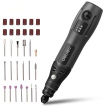 소형연마기 전동그라인더 세공조각기 조각연마기 드릴, 충전식 전기 그라인더 4V 700mAh