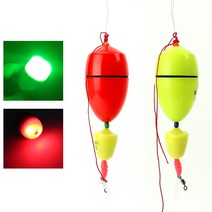 전자 구멍찌 수중찌 세트 갈치채비 +-{EF-123_TT)}-+, 그린0.5호